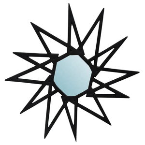 Miroir mural irrégulier en métal, nouveau design, or brillant, pour la maison - Product Image 3