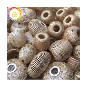 <b>Bamboo</b> Lamp Indoor Lighting Pendant Made From Handwoven Rattan For Stylish Home Spaces In Vietnam - Product Image 2