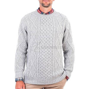 Pulls ras du cou légers pour hommes Plus Size Casual Winter Knitted Private Label-Confortable et respirant - Product Image 4