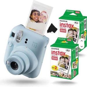 COMPRA 20 Y OBTÉN 5 GRATIS Nueva Cámara Instantánea Fujifilm Instax Mini 12 + Paquete Económico de Película Fuji (40 Hojas) + Paquete de Accesorios para Obturador - Product Image 1
