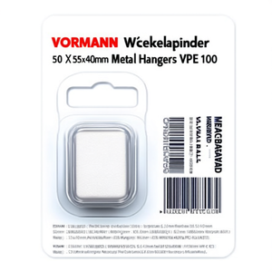ตัวเชื่อมเหล็ก VORMANN ขนาด 50 x 50x40 มม. หนา 2 มม. สำหรับแขวนโลหะ VPE 100 - Product Image 3