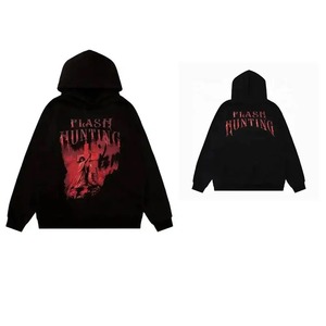 Custom OEM Winter Embroidered DTG Printed Solid 100% Cotton <b>Thick</b> <b>Fleece</b> Pocket Round Neck Oversized Fit Vintage Blank Hoodie - Product Image 5
