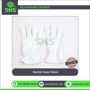 2023 New Arrival Premium Quality Customized Logo Best Selling Cotton Plain Inner Gloves Padded for <b>Cricket</b> - Product Image 2