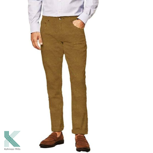 97% Cotton 3% Spandex <b>Stretch</b> Twill Fabric-Premium Poplin for Pants <b>Trousers</b> Chinos Shorts & Garments Washed & Breathable - Product Image 2