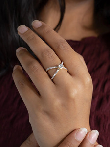 Anillo de Diamantes Polki de Oro de 9K de Diseño Personalizado para Mujer, Joyería Fina de Lujo, Anillo de Compromiso, Boda, Aniversario, Regalo - Product Image 2