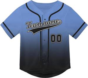 Camiseta a rayas para jóvenes hecha a medida, camiseta transpirable para niños, ropa deportiva de sarga, uniforme, camisetas de bateo para ropa de béisbol - Product Image 4
