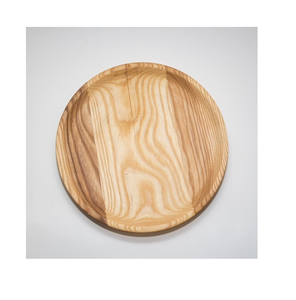 Couverts en bois massif d'acacia au design d'oiseau plaqué argent Plateau de service Table écologique Assiette décorative pour cadeaux d'affaires - Product Image 6