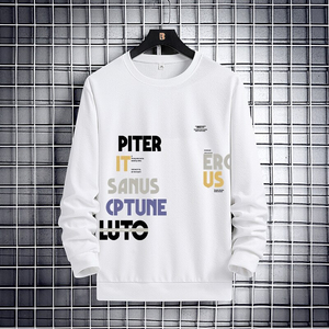 Nouveau sweat-shirt à col rond patchwork pour homme, couleur contrastée, manches longues, pull-over, coupe ample, sweat-shirt - Product Image 5