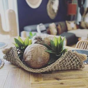 เสื่อหน้าประตูหญ้าทะเลที่ทันสมัยเป็นมิตรต่อสิ่งแวดล้อมของตกแต่งบ้านน่ารักแขวนผนังงานฝีมือสำหรับใช้ในห้อง - Product Image 3