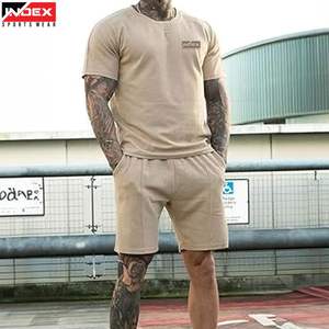 สินค้าขายส่งที่ได้รับความนิยมมากที่สุด 2026 กางเกงขาสั้นเสื้อยืดสำหรับผู้ชายสำหรับฤดูร้อน - Product Image 1