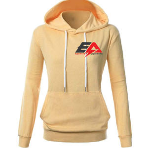 OEM personnalisé graphique plaine broderie Logo femmes respirant 100% coton sweats à capuche col zippé polaire capuche hiver taille XS coupe courte - Product Image 1
