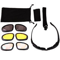 Lunettes de cyclisme tactiques intelligentes C5 avec 4 lentilles interchangeables pour le jeu