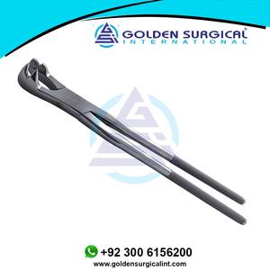 Forceps d'extraction équine réutilisable à 4 griffes de 19 pouces, en acier inoxydable professionnel, extracteur de molaires pour chevaux, chirurgie dentaire vétérinaire - Product Image 6