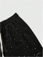 Pantalon de jogging ample et décontracté pour homme en sergé 100 % coton délavé, léger, respirant et écologique, style streetwear