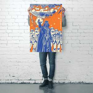 Affiche Star Wars de style japonais moderne avec Darth Vader pour décoration murale - Product Image 1