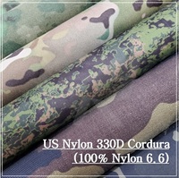 Textiles de maison pour filles de haute qualité 330D Nylon Cordura tissu PU revêtement hydrofuge ignifuge rayé Design sergé côtes