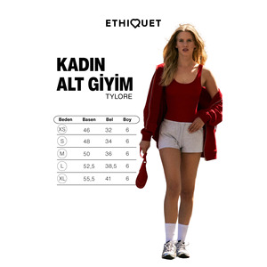ETHIQUET TYLORE Pantalones cortos con cordón de algodón orgánico para mujer - Product Image 6