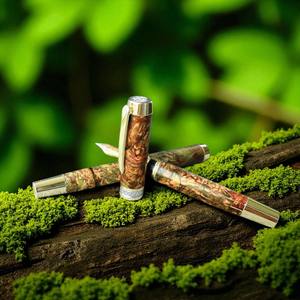 High End Stabilized Wood <b>Fountain</b> <b>Pen</b> Handmade for Collectors and Office Professionals - Product Image 4