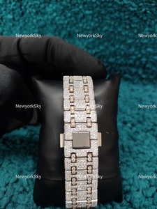 Prix bas 41 MM luxe Hip Hop personnalisé Moissanite montre Pass diamant testeur VVS Moissanite haute qualité glacé montre - Product Image 5