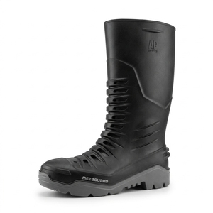 Botas de Lluvia Negras hasta la Rodilla de EVA, Impermeables, Antideslizantes, Suaves y Ergonómicas para Exteriores, Unisex - Product Image 2