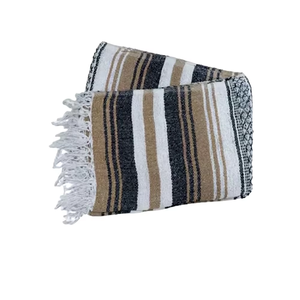 Manta de lana falsa tejida personalizada de lujo estilo mexicano para decoración para sala de estar - Product Image 3