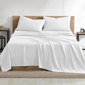 Sang Trọng Trắng Bông Bedsheet Cho Vua Kích Thước Giường Hiện Đại Phong Cách Cao Trên Nhu Cầu Thoáng Khí Mềm Mại Hàng Ngày Thoải Mái Giá Tốt Nhất - Product Image 3