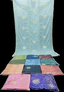 Châle africain pour femmes en gros, brodé de fleurs et de strass, été, chaud, respirant, design ajouré, coton, faible MOQ, prix d'usine - Product Image 3