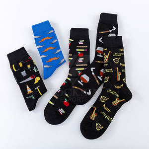 Vente en gros de chaussettes décontractées de sport colorées à la mode 2025, 100% coton, chaussettes décontractées pour hommes - Product Image 3