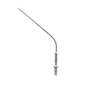 Tube d'aspiration incurvé 4 mm, réutilisable, en acier inoxydable de qualité médicale, pour vente en ligne - Product Image 1