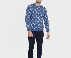 Sweat-shirt personnalisé OEM pour homme, imprimé sur toute la surface, motif étoile graphique, streetwear décontracté, haut pour homme, sweat-shirt imprimé sur toute la surface pour homme - Product Image 4