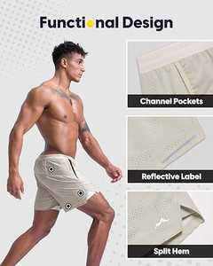 Shorts Deportivos Estampados para Mujer, de Secado Rápido, Transpirables, con Tela Ecológica y Cordón Ajustable, Ideales para Tenis y Entrenamiento - Product Image 3