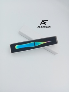 Pince à épiler sourcils de qualité supérieure, multi-plasma, nouvelle forme, pointe biseautée et pointue, en acier inoxydable, légère - Product Image 5