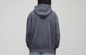 Automne hiver surdimensionné lavage à l'acide 420Gsm coton impression sweats à capuche hommes pull unisexe hommes sweats à capuche et sweat-shirts - Product Image 2