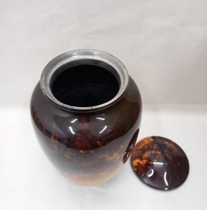 Cenizas humanas de diseño personalizado para urnas de cremación clásicas de metal funerario y urnas de recuerdo conmemorativas de tamaño personalizado - Product Image 3