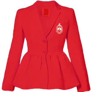 Blazer péplum Delta-Sigma-Theta DST