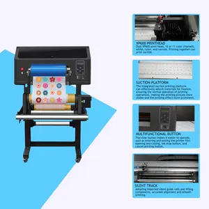 Erasmart Roll To Roll 350 Uvdtf Sticker Printer A/B Film 2 In 1 Inkjet Impresora Xp600 Head Digital A3 Uv Dtf Printer