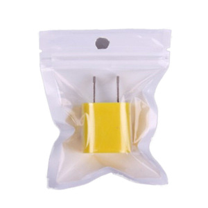 Sacs de rangement en plastique pour armoire, sacs scellés blancs nacrés pour câbles de téléphone, écouteurs, emballage de bijoux - Product Image 5
