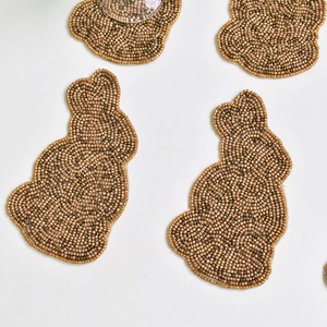 Posavasos Modernos Multicolores con Cuentas, Ecológicos, Hechos a Mano, Decorativos para Bebidas, para Mesa de Cocina, Comedor, Té, Café - Product Image 3