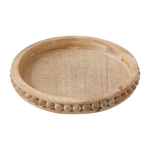 Bandejas de madera baratas, bandejas de madera hechas a mano para servir comida con asas elegantes, artesanía para decoración, hogar, Hotel, cocina, Mesa - Product Image 5