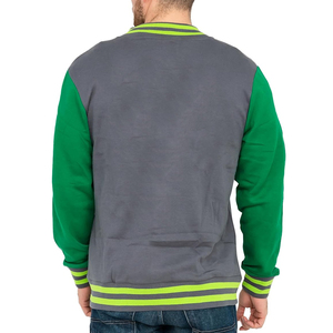 2025 veste de Baseball universitaire personnalisée pour hommes Offre Spéciale Logo broderie tenue décontracté avec Style Letterman et tissu de toile - Product Image 4