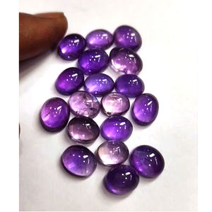 อเมทิสต์ธรรมชาติสีม่วงทรงรี 1120 ชิ้น ขนาดผสม 6x4 มม. 7x5 มม. 9x7 มม. 11x9 มม. 4 มม. 5 มม. 7 มม. 8 มม. แบบคาโบชอง 892 กะรัต ขายสำหรับทำเครื่องประดับ - Product Image 2