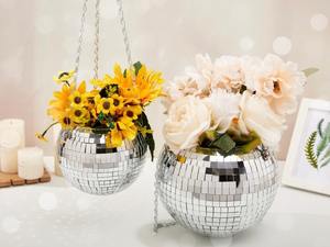 Portavelas de Cera de Abeja Blanca con Mosaico, Forma de Flor, Decoración Navideña para el Hogar, Hecho a Mano, Altamente Perfumado, Estilo Moderno, Mejor Precio - Product Image 2