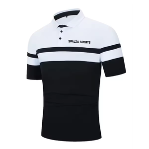 เสื้อโปโลผ้าฝ้ายมีกระดุมปกปิดและเสื้อโปโล100% ทรงพอดีตัวปกติระบายอากาศได้โลโก้ปักลายตามสั่ง - Product Image 1