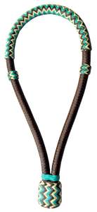 Vente en gros de perruque marron en cuir noir de qualité supérieure avec poils à nouer en cuir brut pour l'équitation - Product Image 5