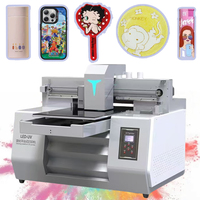 Imprimante jet d'encre UV A3 haute résolution pour cartes, coques de téléphone, mugs, briquets, bouteilles en verre, balles de golf