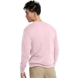 Sudadera de Hombre de Felpa con Mezcla de Algodón, Sudadera Lisa con Cuello Redondo, Sudadera Clásica - Product Image 2