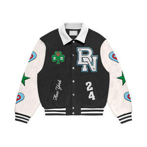 Chaqueta Universitaria Personalizada al por Mayor, de Primera Calidad, Servicio OEM ODM, Transpirable, de Secado Rápido, Nueva Colección 2025, con Cuello Alto - Product Image 2