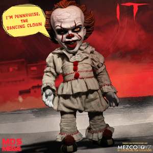 Muñeco Parlante de Pennywise de Stephen King, ES 15', Mega Scale, Funciona con Pilas, 30 cm, Modelo de Vinilo, Juguete para Niñas - Product Image 3