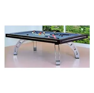 Mainbrace Pool table High Quality of Solid Wood with Slate Billiard Table Pool Table Leather Sport OEM Pocket
