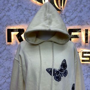 Diseña Tu Propio Estilo, Sudadera con Capucha Bordada de Invierno, Sudadera Unisex de Felpa 100% Algodón con Estampado Personalizado - Product Image 3
